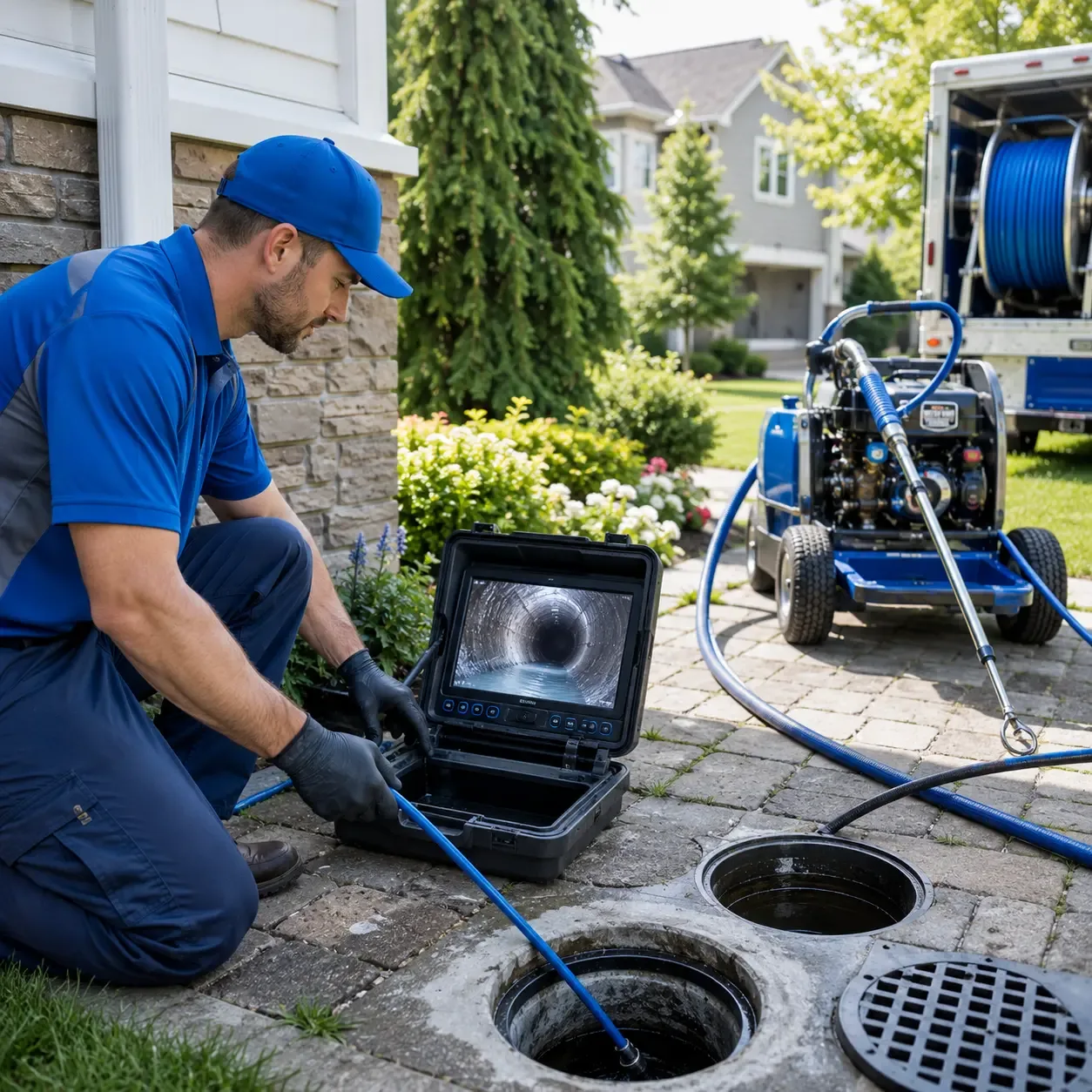 Outdoor drain cleaning professionals serving Rancho Cucamonga, CA